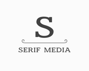 Traditional Serif Business Company  logo design