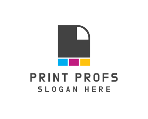 Ink Paper Printer logo design