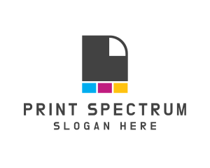 Ink Paper Printer logo design