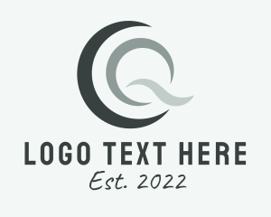 Fashion Styling Letter Q  logo