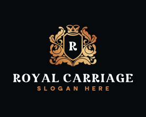 Regal Wreath Crown logo design