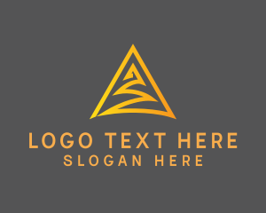 Professional Zig Zag Arrow logo