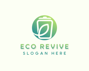 Trash Eco Waste Bin logo design