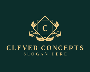Floral Wreath Wedding Planner logo