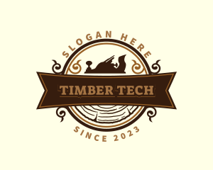 Woodwork Timber Crafting logo design