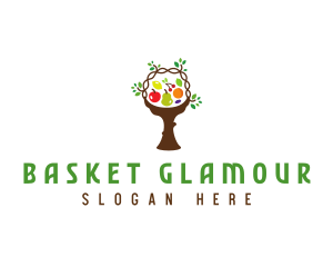 Tree Fruit Basket logo design