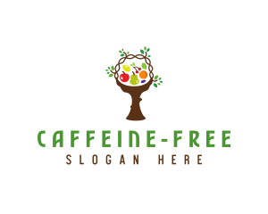 Tree Fruit Basket logo design