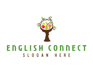 Tree Fruit Basket logo design