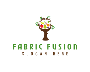 Tree Fruit Basket logo design