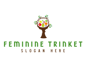 Tree Fruit Basket logo design