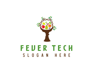 Tree Fruit Basket logo design