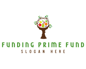 Tree Fruit Basket logo design