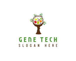 Tree Fruit Basket logo design