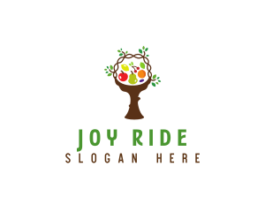 Tree Fruit Basket logo design