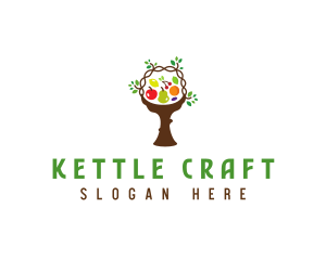 Tree Fruit Basket logo design