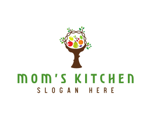 Tree Fruit Basket logo design