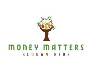 Tree Fruit Basket logo design