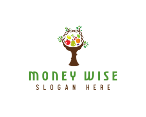 Tree Fruit Basket logo design