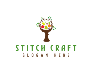 Tree Fruit Basket logo design