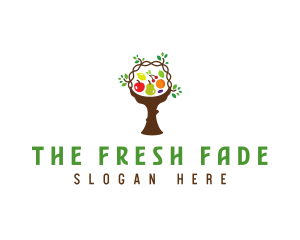 Tree Fruit Basket logo design