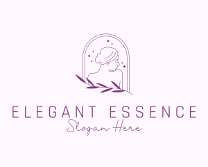 Woman Aesthetic Skin Care logo design