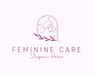 Woman Aesthetic Skin Care logo design