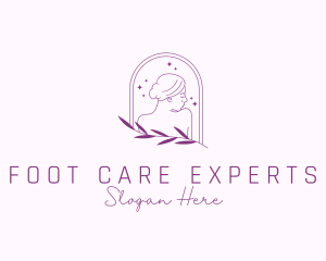 Woman Aesthetic Skin Care logo design