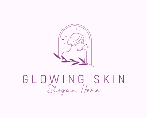 Woman Aesthetic Skin Care logo design