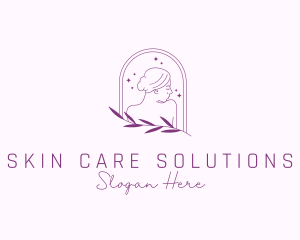 Woman Aesthetic Skin Care logo design