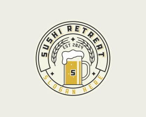 Oktoberfest Beer Mug logo design