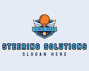 Table Tennis Tournament logo design