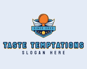 Table Tennis Tournament logo design