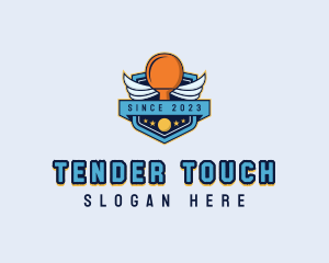 Table Tennis Tournament logo design