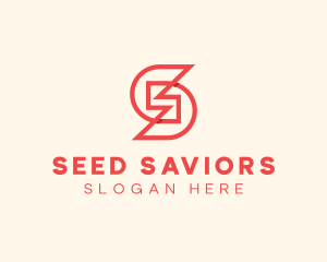 Construction Firm Letter S logo design