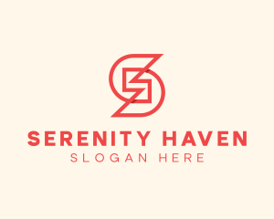 Construction Firm Letter S logo design