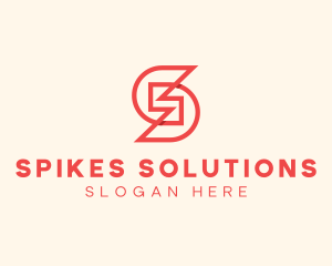 Construction Firm Letter S logo design