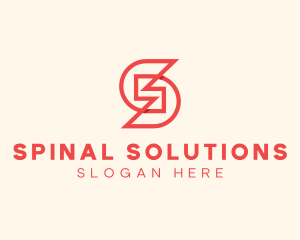 Construction Firm Letter S logo design