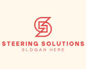 Construction Firm Letter S logo design