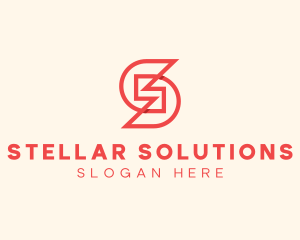 Construction Firm Letter S logo design