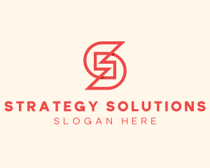 Construction Firm Letter S logo design