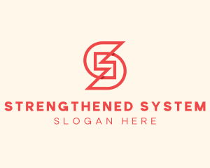 Construction Firm Letter S logo design