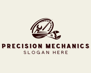 Speedometer Wrench Mechanic logo