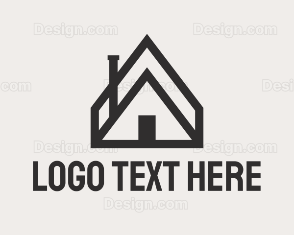 Roofing Real Estate Establishment Logo