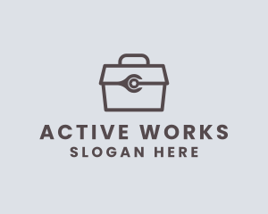 Minimalist Tool Toolbox logo design