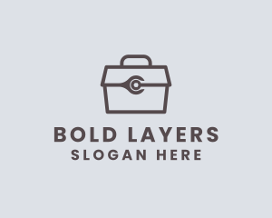 Minimalist Tool Toolbox logo design