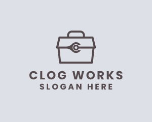 Minimalist Tool Toolbox logo design