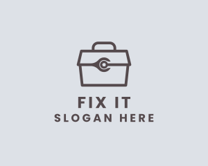 Minimalist Tool Toolbox logo design