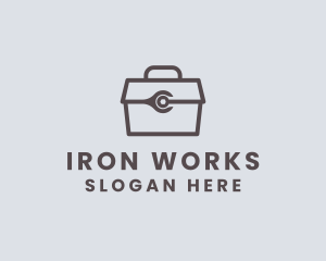 Minimalist Tool Toolbox logo design