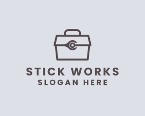 Minimalist Tool Toolbox logo design