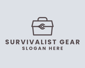 Minimalist Tool Toolbox logo design